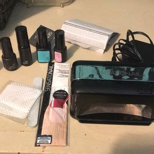 Gel Nail Lamp and extras!